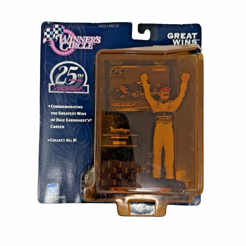 1999 Hasbro Dale Earnhardt Figure 25th Anniversary Winner's Circle #1 of 8 NIB